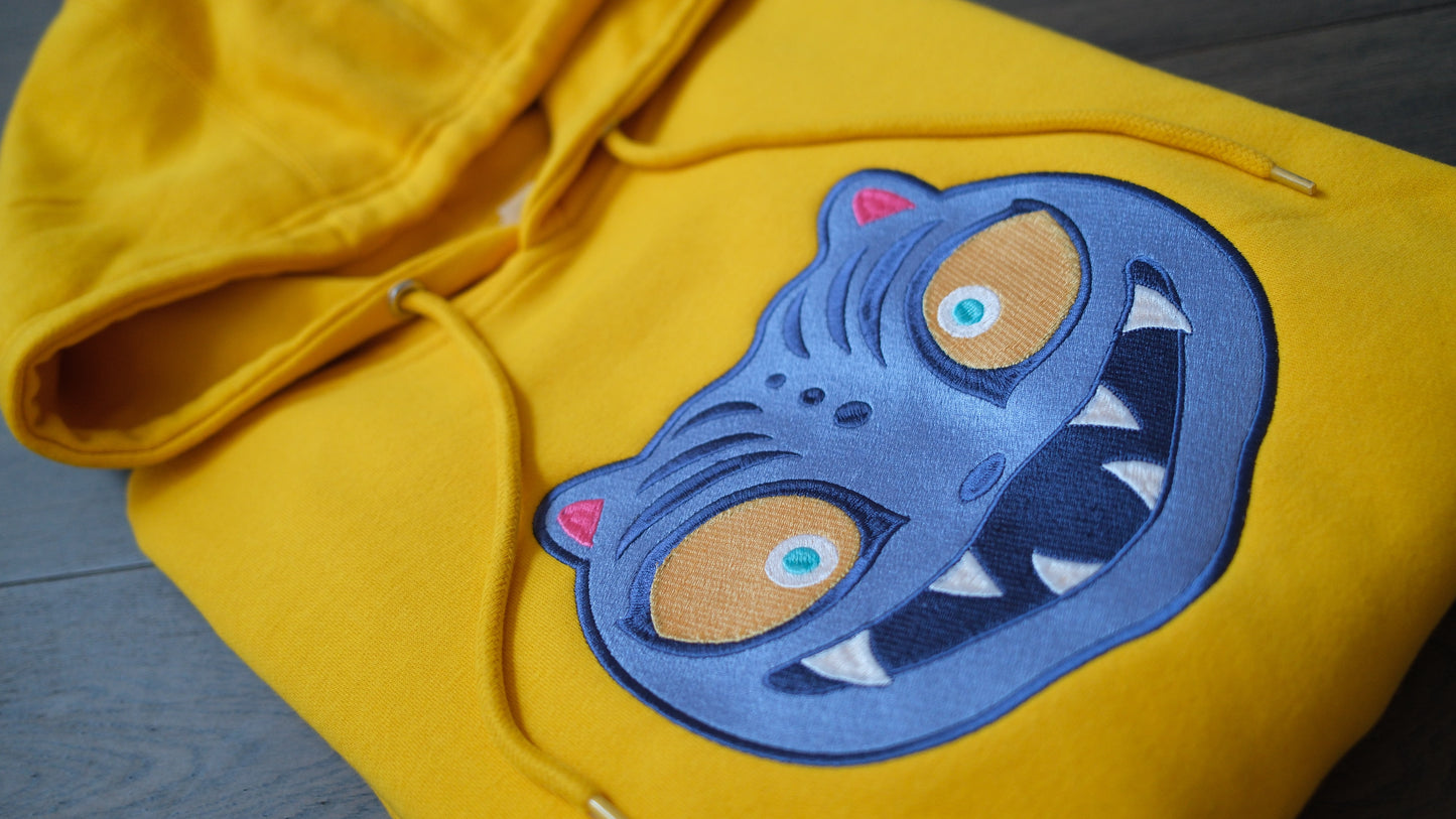 Kpop Demon Derpy Tiger Embroidered Hoodie