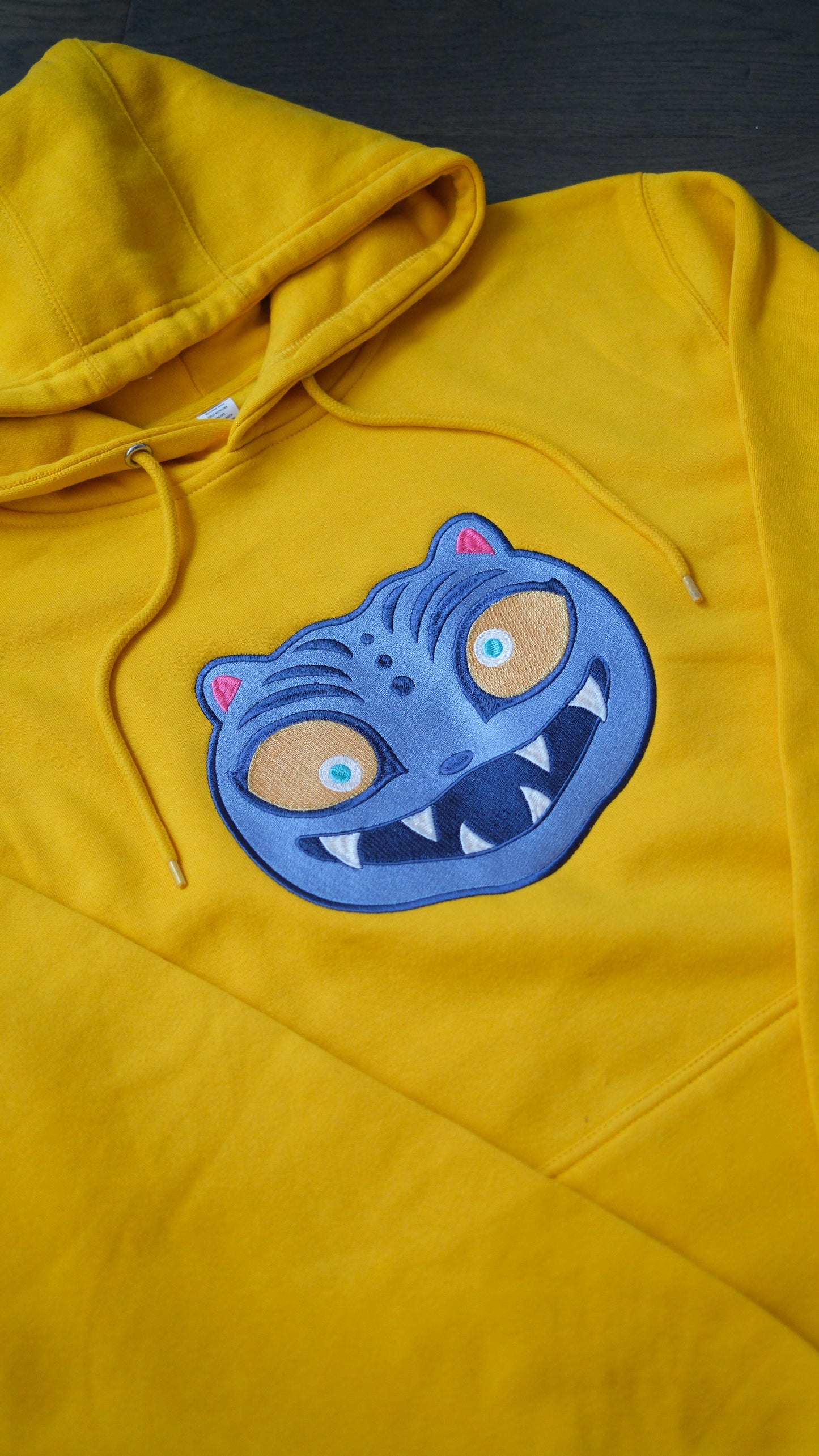 Kpop Demon Derpy Tiger Embroidered Hoodie