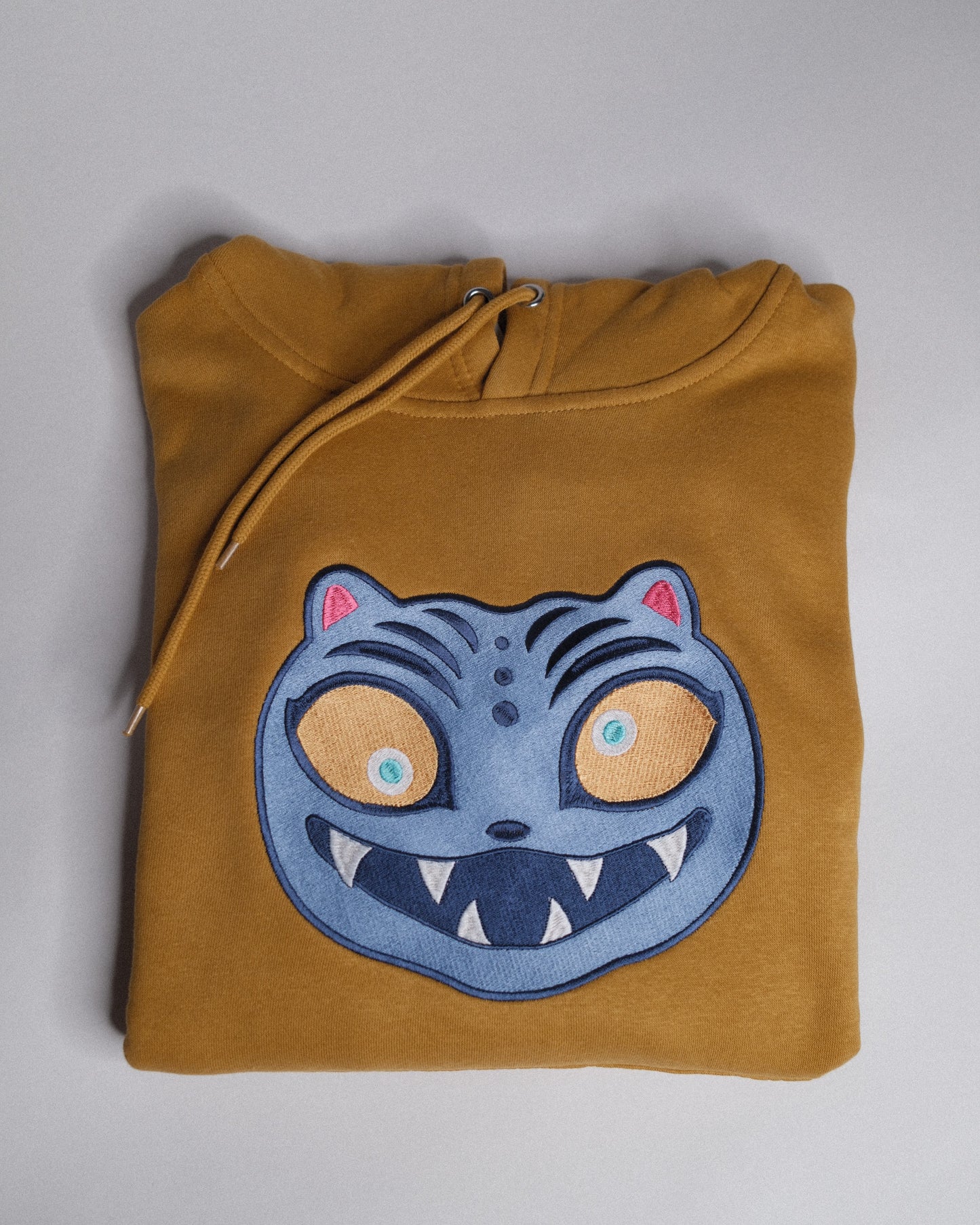 *Discontinued* Kpop Demon Derpy Tiger Embroidered Hoodie