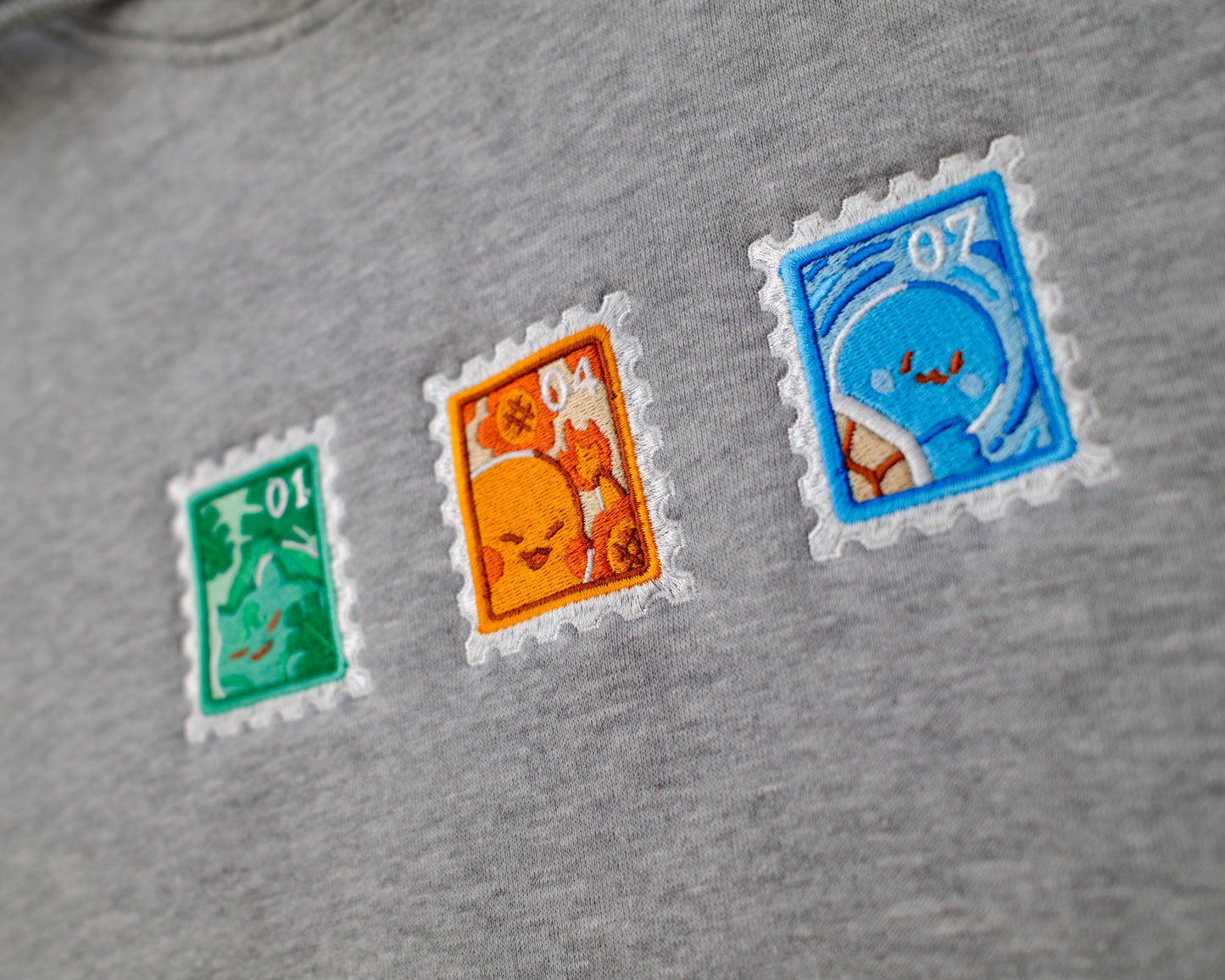 PokeStamps: Starters Hoodie Gen 1