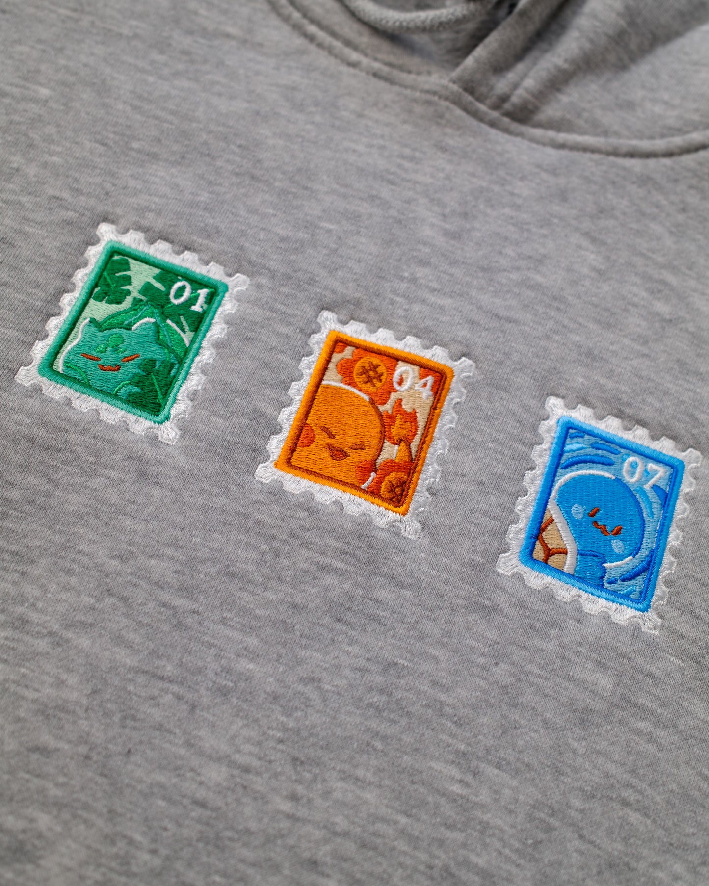 PokeStamps: Starters Hoodie Gen 1