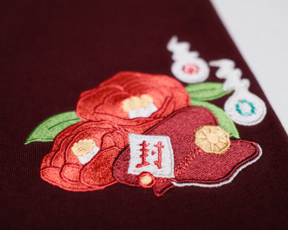 Toilet Boy Seal Hat Hanako Floral T-Shirt