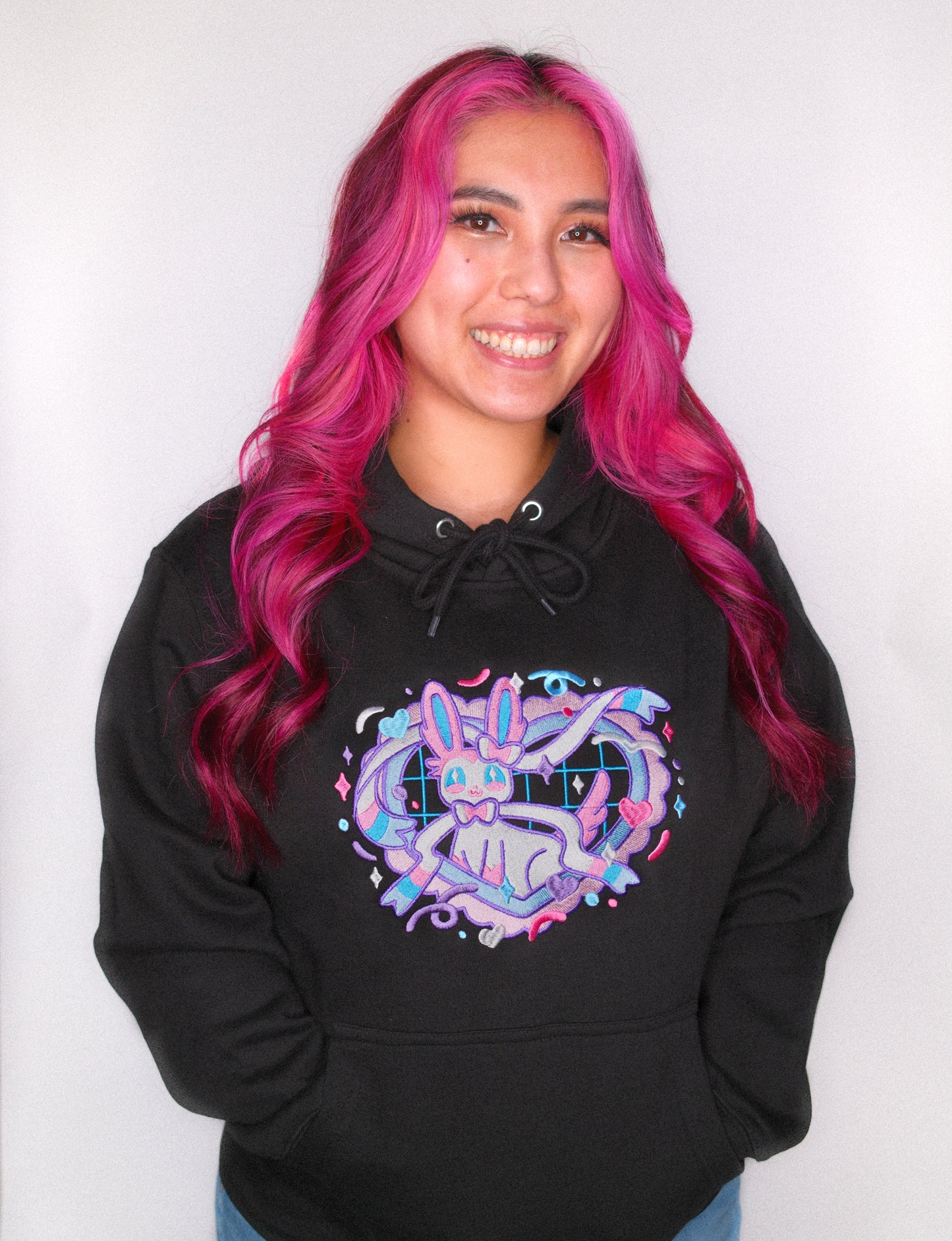 PRE-ORDER: Poke Sylve Pink Heart Hoodie