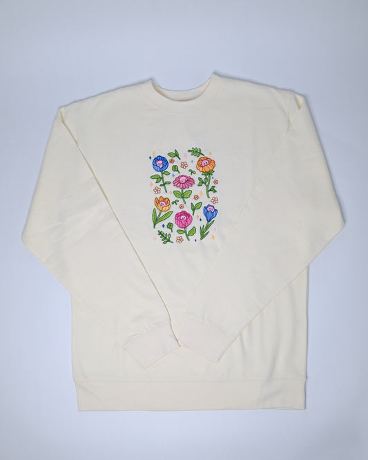 Poyo Spring Florals Crewneck